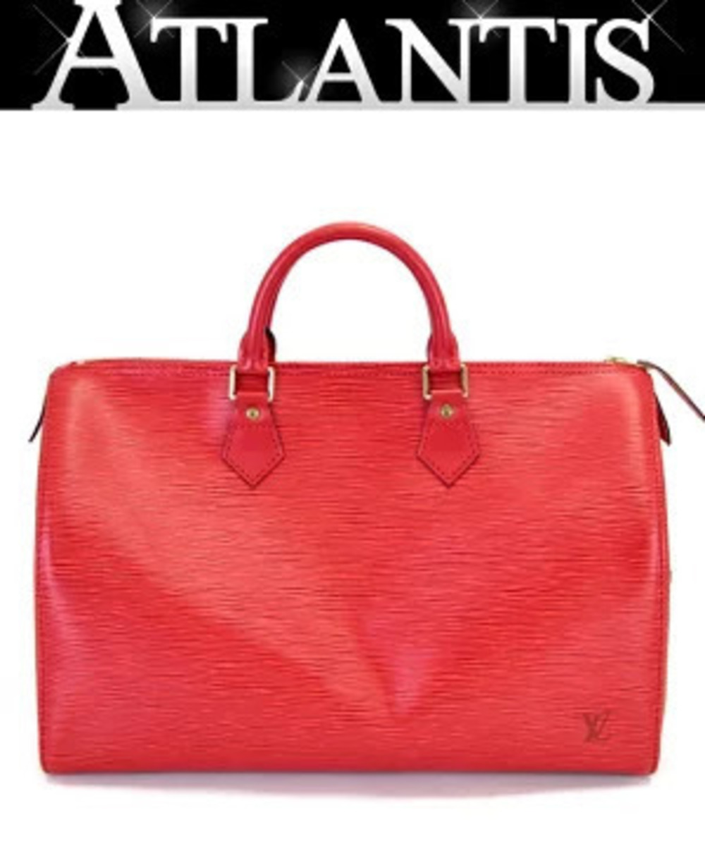 Louis Vuitton Speedy Boston Bag Epi Leather Castilian Red
